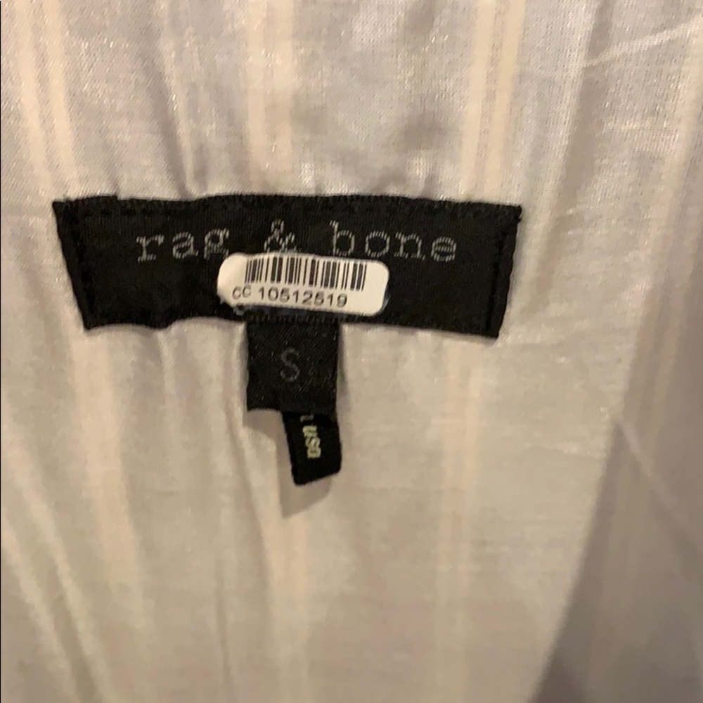 Rag & Bone Collared Button Down Striped Dress Euc - image 4